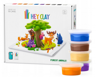 HEY CLAY masa plastyczna Zwierzęta leśne
