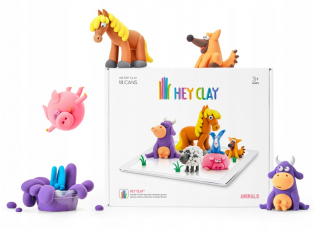 HEY CLAY masa plastyczna Zwierzęta