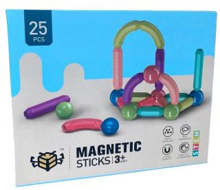 Klocki Magnetyczne Duże 25 Elementów Dla Dzieci +3 lata