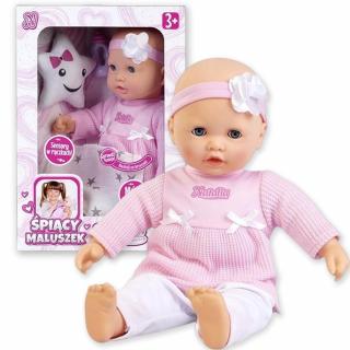 Lalka Natalia śpiący maluszek 38 cm