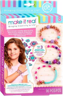 Make It Real Bedazzled! Charm Bracelets Blooming Creativity