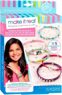 Make It Real Rainbow Bling Bracelets