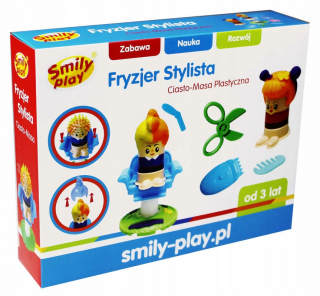 SMILY PLAY Ciasto-Masa Plastyczna Fryzjer Stylista 3 lata+