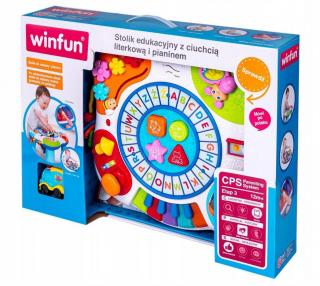 SMILY PLAY stolik edukacyjny interaktywny 5w1 6 m+