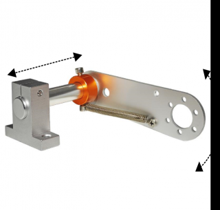 Ramie do enkodera aluminiowe regulowane RR1