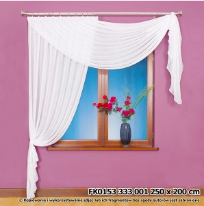 Firanka FK0153 wymiar 250x200 cm KREM