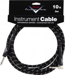 Fender Custom Shop Black - 3m J/JK - kabel/przewód instrumentalny
