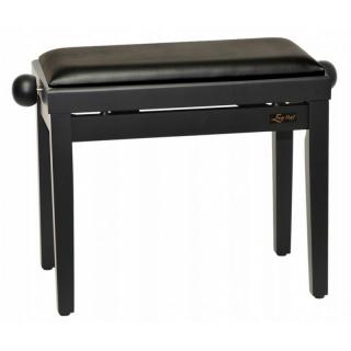 Ława do pianina Deluxe czarna połysk PCV