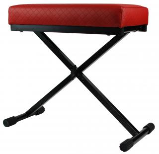 Ława metalowa do keyboardu Athletic BN-2R czerwona