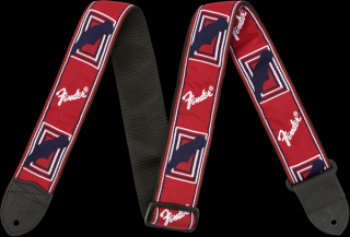 Pas do Gitary Fender Monogramed red