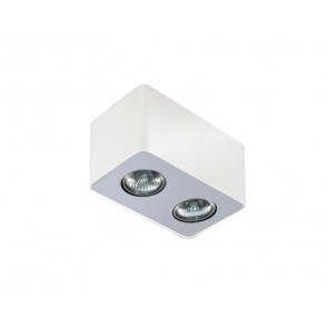 AZZARDO NINO 2 WHITE / ALUMINIUM AZ1386 Szybka dostawa od 300zł za darmo