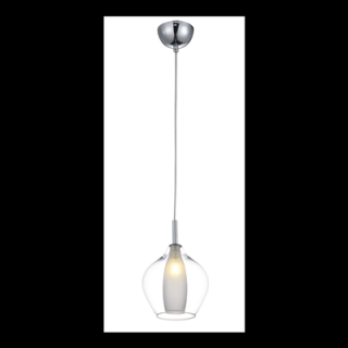 LAMPA WISZĄCA AZZARDO AMBER MILANO 1 CLEAR AZ3074 Szybka dostawa od 300zł za darmo