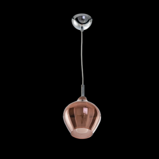 LAMPA WISZĄCA AZZARDO AMBER MILANO 1 COPPER  AZ3077 Szybka dostawa od 300zł za darmo