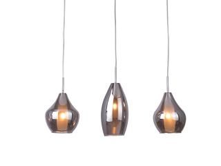 LAMPA WISZĄCA AZZARDO AMBER MILANO 3 CHROM AZ2149 Szybka dostawa od 300zł za darmo