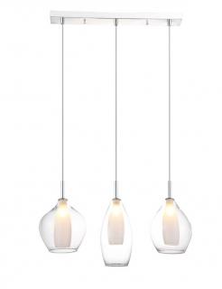 LAMPA WISZĄCA AZZARDO AMBER MILANO 3 CLEAR AZ3075 Szybka dostawa od 300zł za darmo