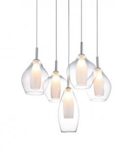 LAMPA WISZĄCA AZZARDO AMBER MILANO CLEAR AZ3076 Szybka dostawa od 300zł za darmo
