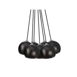 LAMPA WISZĄCA AZZARDO GULIA 7 BLACK AZ0635 Szybka dostawa od 300zł za darmo