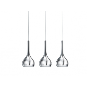 LAMPA WISZĄCA AZZARDO SOUL 3 CHROME AZ1655 Szybka dostawa od 300zł za darmo