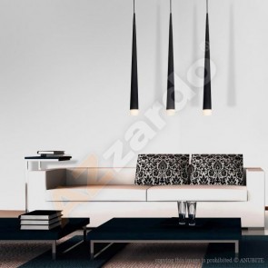 LAMPA WISZĄCA AZZARDO STYLO 3 BLACK AZ0118 Szybka dostawa od 300zł za darmo