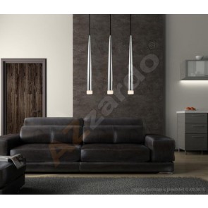 LAMPA WISZĄCA AZZARDO STYLO 3 CHROME AZ0133 Szybka dostawa od 300zł za darmo
