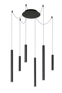 LORENZ 6 CZARNA LAMPA WISZĄCA 74403/06/30 Lucide Rabat od 1 zł