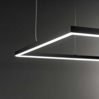 Oracle Slim Square 50 SP CZARNA LAMPA WISZĄCA LED 33W     259161 Ideal-Lux Indywidualne wyceny - zapraszamy !