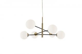 OVIEDO 6  LAMPA WISZĄCA ZŁOTA AZ4421    AZZARDO Szybka dostawa od 300zł za darmo