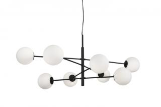 OVIEDO 8  LAMPA WISZĄCA CZARNA AZ4422    AZZARDO Szybka dostawa od 300zł za darmo