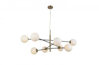 OVIEDO 8  LAMPA WISZĄCA ZŁOTA AZ4423    AZZARDO Szybka dostawa od 300zł za darmo