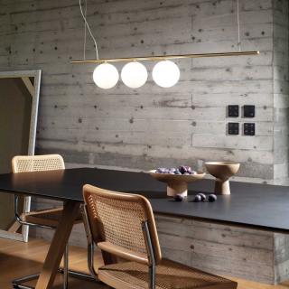 PERLINE SP3 ZŁOTA LAMPA WISZĄCA  282114 Ideal-Lux Indywidualne wyceny - zapraszamy !