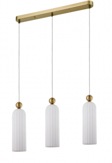 Piega 3 lampa wisząca       LP-939/3L biała   Light Prestige Rabat w koszyku - już od 1 zł