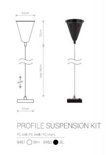 PROFILE SUSPENSION KIT   Różne kolory Rabat w koszyku - już od 1 zł