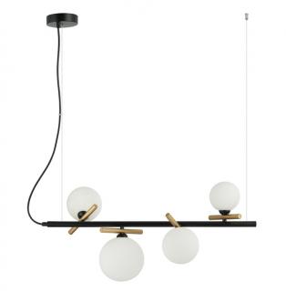 REVERSO LAMPA WISZĄCA   PND-5622-4-BK-W  ITALUX Rabat od 1 zł