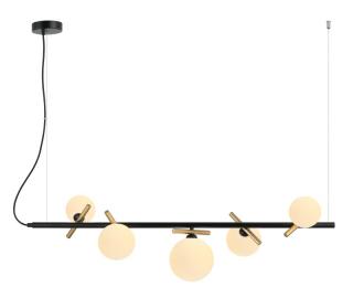 REVERSO LAMPA WISZĄCA   PND-5622-5-BK-W  ITALUX Rabat od 1 zł