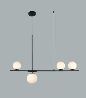SANTANDER LAMPA WISZĄCA CZARNA  AZ4418    AZZARDO Szybka dostawa od 300zł za darmo