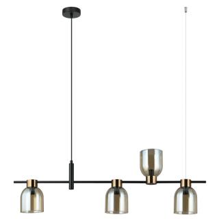SERVIO LAMPA WISZĄCA  PND-66892-4-BK-AMB  ITALUX Rabat od 1 zł