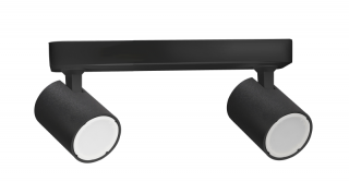 Snow 2 spot czarny LP-731/2W BK Light Prestige Rabat od 1 zł