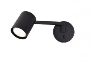Snow czarny na wysięgniku LP-731/1WL BK Light Prestige Rabat od 1 zł