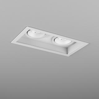 SQUARES next 50x2 LED M930 36deg; wpuszczany biały struktura	37980-M930-F1-00-13 Quick Shipment