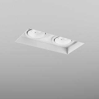 SQUARES next 50x2 LED trimless M930 36deg; wpuszczany biały struktura 37991-M930-F1-00-13 Quick Shipment
