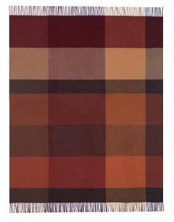 Kaszmir pled Pleasant Ruby 130x170 Biederlack