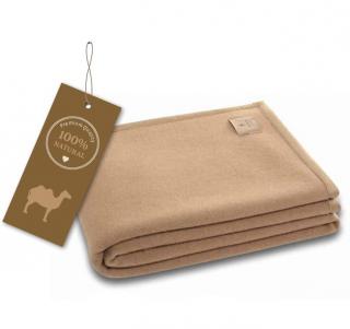 Koc z wełny wielbłądziej 40% oraz owczej wełny 60% 150x200cm CAMMELLO Biederlack