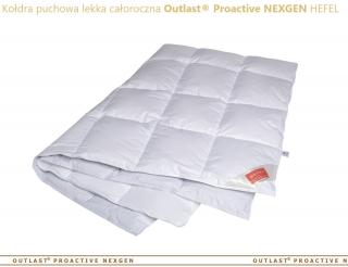 Kołdra puchowa uniwersalna lekka OUTLAST Proactive NEXGEN HEFEL (innowacyjna kołdra)