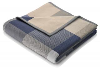 Pled bawełniany 100% Blue-Woven Biederlack