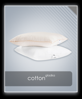 Poduszka gładka antyalergiczna COTTON