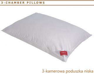 Poduszka puchowa 3-komorowa Gold Down HEFEL Soft (niska)