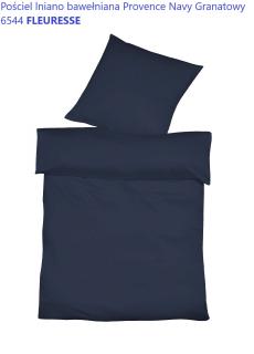 Pościel bawełna + len bawełna Provence 6544 NAVY Fleuresse