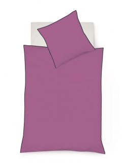 Pościel bawełna premium satyna szwajcarska 0145 MAUVE Fleuresse BLACK PREMIUM