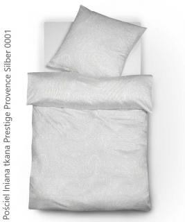 Pościel bawełniano lniana Provence Prestige SILBER 0001 Fleuresse