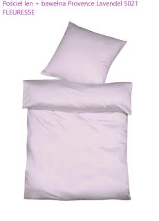 Pościel len 50% + bawełna 50% Provence 5021 LAVENDEL Fleuresse